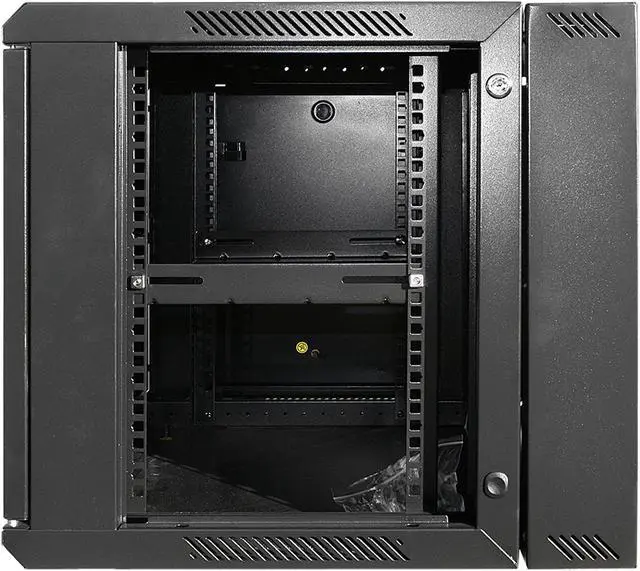 Alt view image 9 of 10 - iStarUSA WMZ-955 9U 550mm Depth Swing-out Wallmount Server Cabinet
