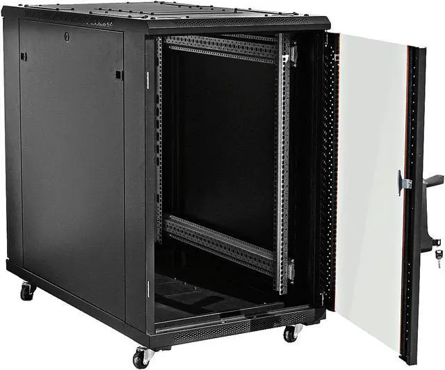 Alt view image 5 of 10 - iStarUSA WNG-1810 18U 1000mm Depth Rack-mount Server Cabinet