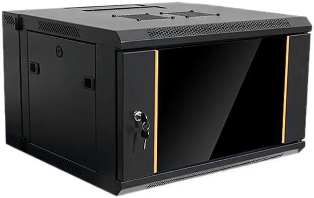 Main image of iStarUSA WMZ655-KBR1U 6U 550mm Depth Swing-out Wallmount Server Cabinet with 1U Keyboard Drawer
