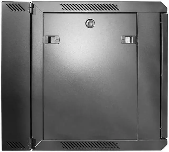 Alt view image 4 of 6 - iStarUSA WMZ955-KBR1U 9U 550mm Depth Swing-out Wallmount Server Cabinet with 1U Keyboard Drawer