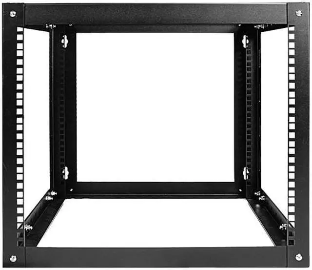 Alt view image 2 of 4 - iStarUSA WOM980-SFH40 9U 800mm Adjustable Wallmount Server Cabinet with 2U Supporting Tray