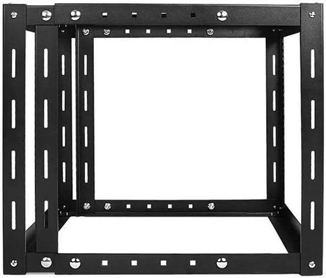 Alt view image 3 of 4 - iStarUSA WOM980-SFH40 9U 800mm Adjustable Wallmount Server Cabinet with 2U Supporting Tray