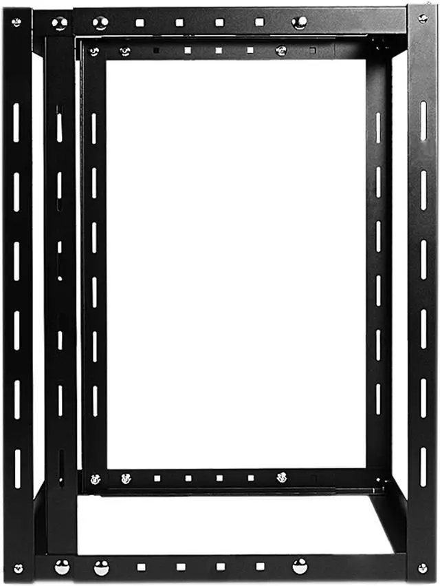 Alt view image 3 of 4 - iStarUSA WOM1580-P2U 15U 800mm Adjustable Wallmount Server Cabinet with 2U Cover Plate