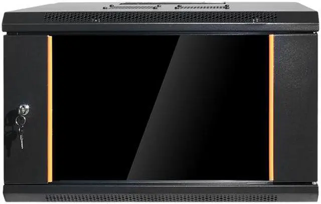 Alt view image 2 of 4 - iStarUSA WMZ655-CM2U 6U 550mm Depth Swing-out Wallmount Server Cabinet with 2U Cable Management