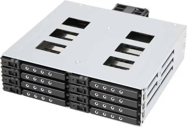 Main image of iStarUSA BPU-128DE-SS 5.25" to 8 x Slim 2.5" HDD SSD Hot-swap Rack
