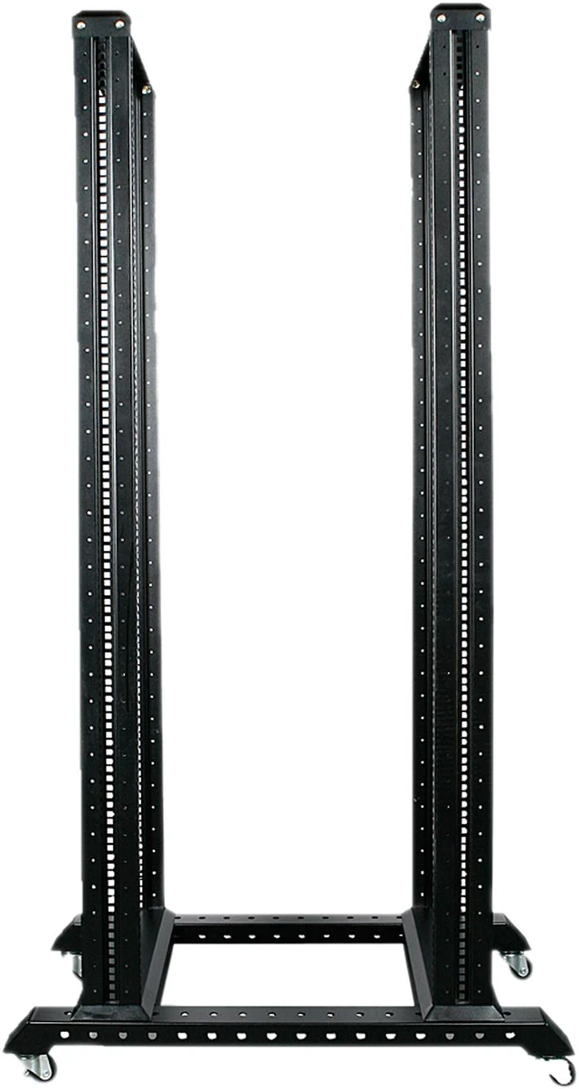 Basic Rack 36u Frame iStarUSA WO36AB-KBR1U 36U 4 Post Open Frame Rack with 1U Keyboard ...