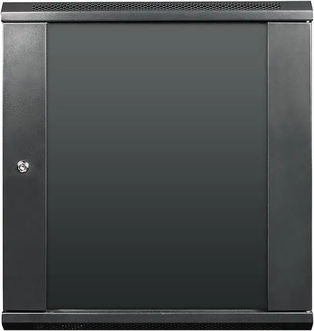Alt view image 2 of 4 - iStarUSA WM1260-P2UMT 12U 600mm Depth Wallmount Server Cabinet with 2U Metallic White Board Panel
