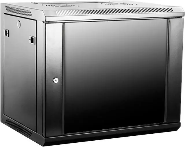 Main image of iStarUSA WM945-KBR1U 9U 450mm Depth Wallmount Server Cabinet with 1U Keyboard Drawer
