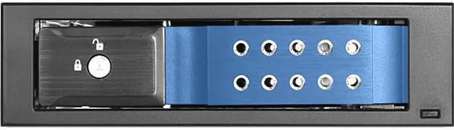 Main image of iStarUSA BPN-DE110HD-BLUE Trayless 5.25" to 3.5" 12Gb/s HDD Hot-swap Rack