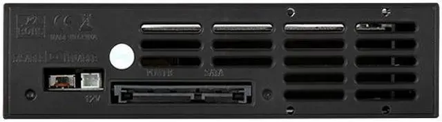 Alt view image 3 of 4 - iStarUSA BPN-DE110HD-BLUE Trayless 5.25" to 3.5" 12Gb/s HDD Hot-swap Rack