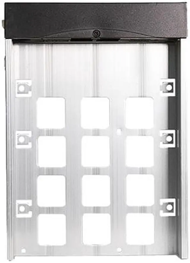 Alt view image 3 of 4 - iStarUSA T-7M1HD-SILVER 5.25" to 3.5" 2.5" 12Gb/s HDD SSD Hot-swap Rack (Silver Tray)
