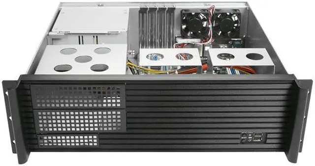 Alt view image 5 of 6 - iStarUSA D-313SE-C246-1 3U Intel Xeon E-2100 UP Rackmount Server Barebone