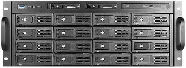 Alt view image 2 of 8 - iStarUSA M-4160-X470-1R 4U Rackmount Server Barebone AM4 AMD X470