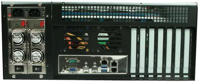 Alt view image 3 of 8 - iStarUSA M-4160-X470-1R 4U Rackmount Server Barebone AM4 AMD X470