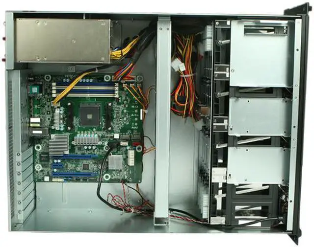 Alt view image 6 of 8 - iStarUSA M-4160-X470-1R 4U Rackmount Server Barebone AM4 AMD X470