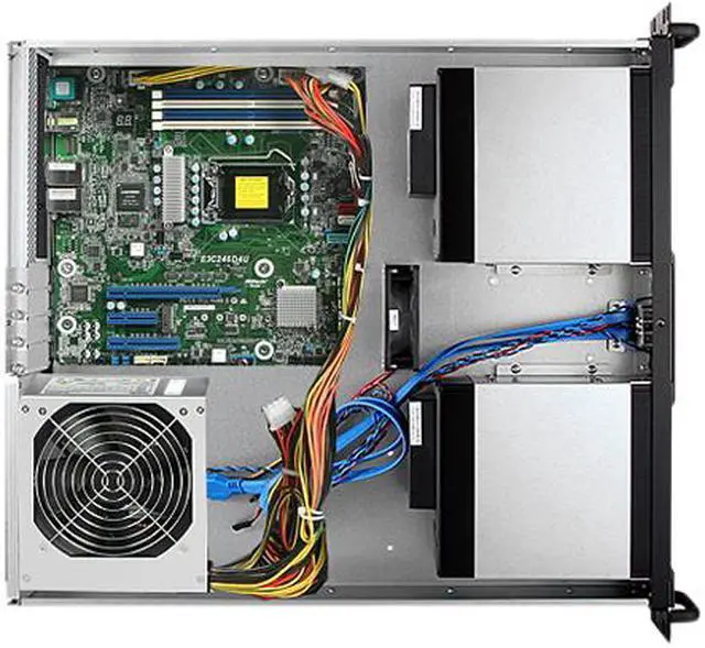 Alt view image 3 of 4 - iStarUSA D-260HNRD-C246-1 2U Rackmount Server Barebone - Red LGA 1151 Intel C246