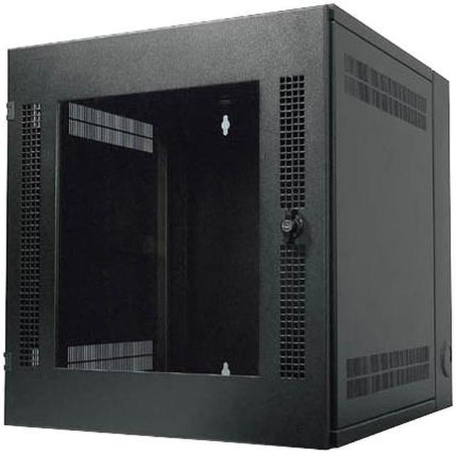Main image of APC AR100 13U NetShelter WX w/Threaded Hole Vertical Mounting Rail Glass Front Door Black