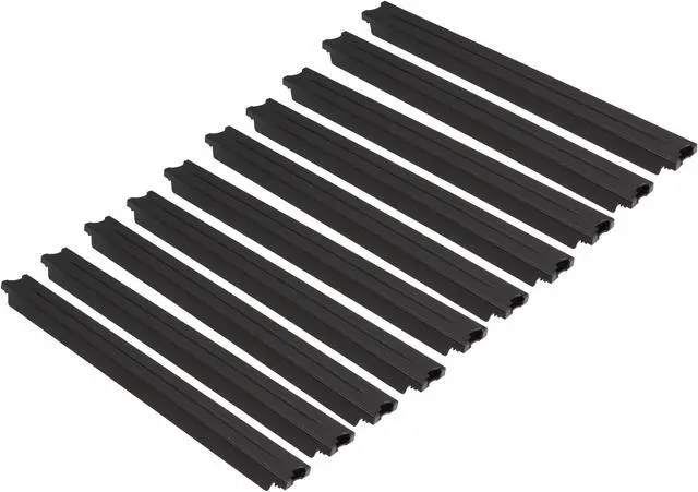Main image of APC AR8136BLK 1U 19" Black Modular Toolless Airflow Management Blanking Panel - Qty 10