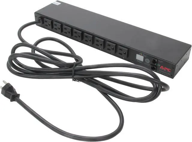 Main image of APC AP7900 Switched 1U 120V 15A 12 ft Rack PDU, Switched, 1U, 15A, 100/120V, (8)5-15