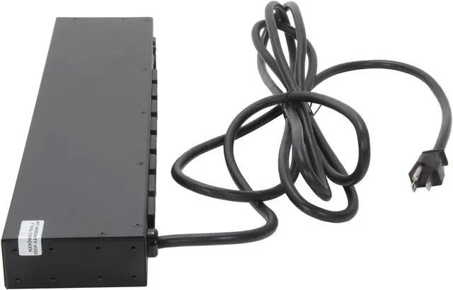 Alt view image 4 of 5 - APC AP7900 Switched 1U 120V 15A 12 ft Rack PDU, Switched, 1U, 15A, 100/120V, (8)5-15