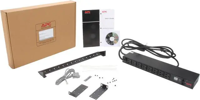 Alt view image 5 of 5 - APC AP7900 Switched 1U 120V 15A 12 ft Rack PDU, Switched, 1U, 15A, 100/120V, (8)5-15