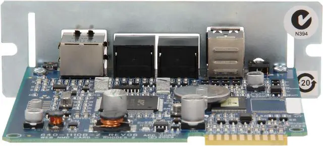 Alt view image 5 of 5 - APC AP9631 UPS Network Management Card 2 with Environmental Monitoring
