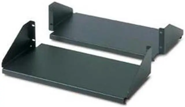 Main image of APC AR8422 Double Sided Fixed Shelf for 2-Post Rack 250 lbs Black