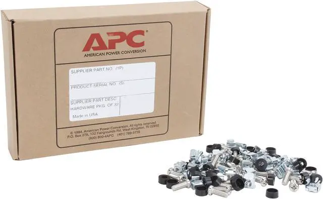 Alt view image 3 of 3 - APC AR8100 Hardware Kit (Screws and Nuts - Pack of 32)