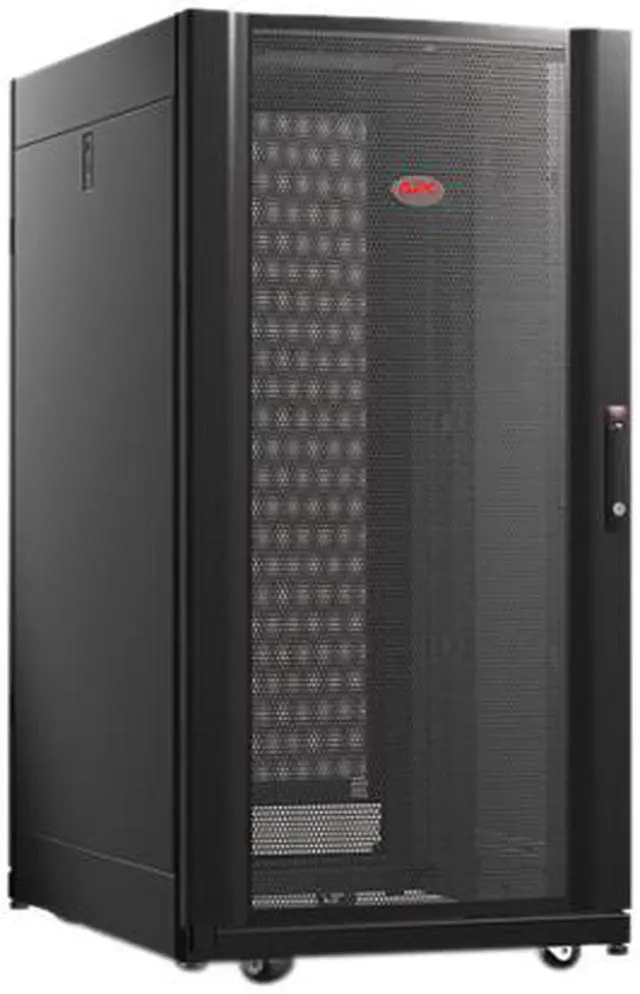 Alt view image 2 of 2 - APC AR3814 24U NetShelter AV 600mm x 825mm Enclosure with Sides and 10-32 Threaded Rails Black