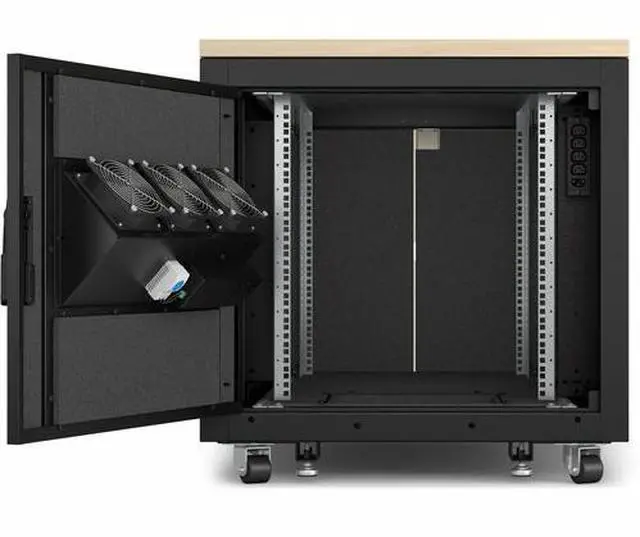 Alt view image 2 of 2 - APC AR4012A 12U NetShelter Soundproof, 12U, Server Rack Enclosure