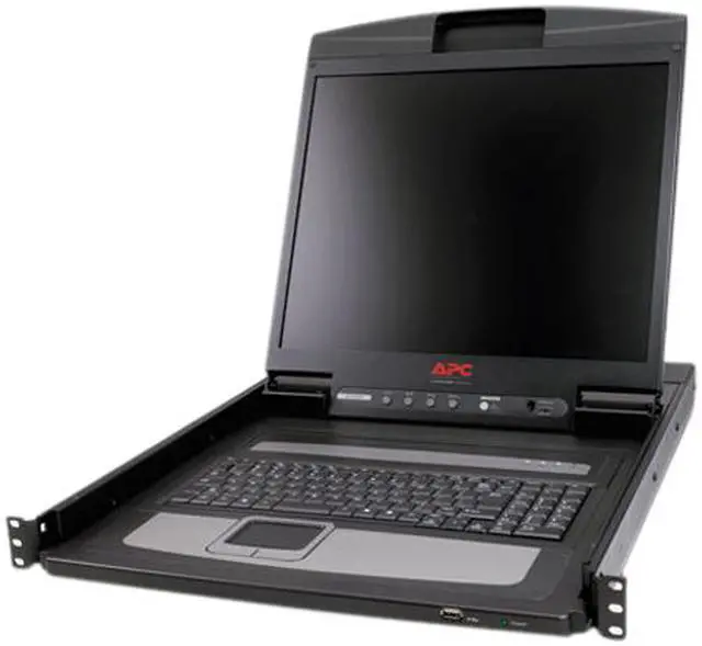 Alt view image 3 of 4 - APC AP5719 19" Rack LCD Console