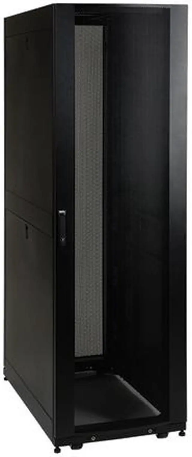 Alt view image 2 of 2 - Eaton Tripp Lite Series SmartRack 42U Standard-Depth Rack Enclosure Cabinet with Doors and Side Panels - 19" 42U