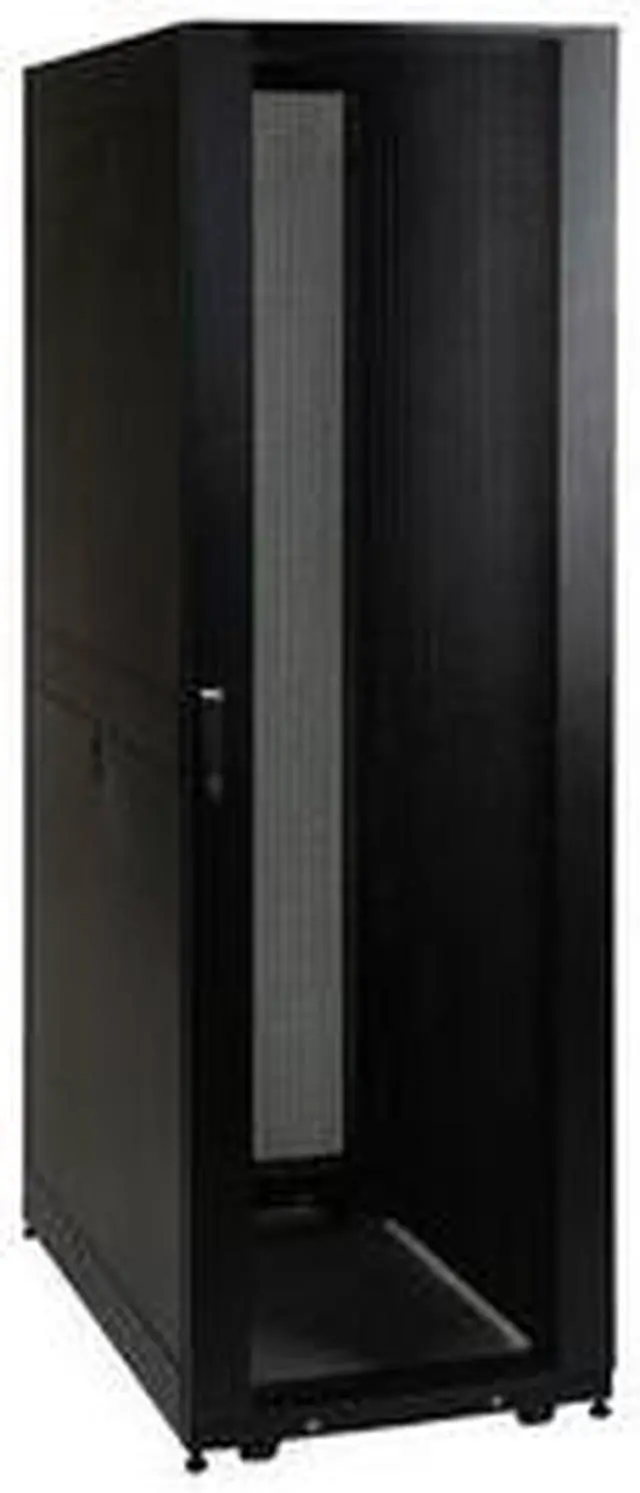 Main image of Tripp Lite SR42UBKD Series 42U Rack Enclosure Server Cabinet Knock-Down w/ Doors & Sides - rack - 42U - Rack Enclosure Server Cabinet Knock-Down 3000 lbs stationary 2250 lbs rolling Weight Capacity