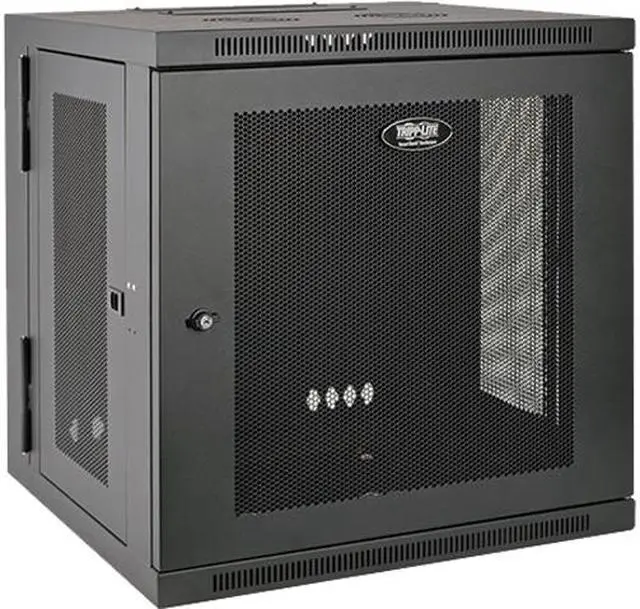 Main image of Tripp Lite 12U Wall-Mount Rack Enclosure Cabinet, Hinged Back, Low-Profile Switch-Depth (SRW12US)