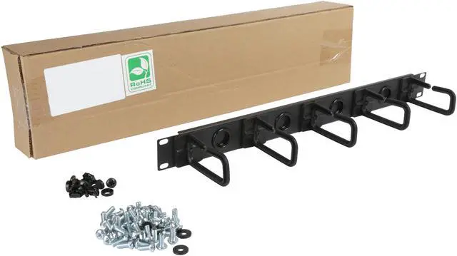 Alt view image 4 of 4 - TRIPP LITE SRCABLERING1U 1U Horizontal Cable Manager (Flexible ring type)