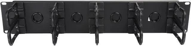 Alt view image 2 of 4 - TRIPP LITE SRCABLERING2U 2U Horizontal Cable Manager (Flexible ring type)