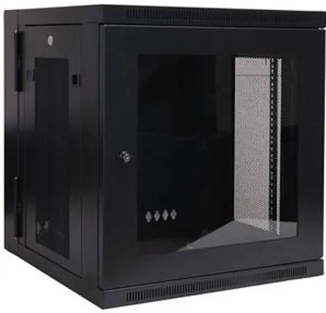 Main image of Tripp Lite 12U Wall-Mount Rack Enclosure Cabinet with Clear Acrylic Window, Hinged Back, Switch-Depth (SRW12USG)