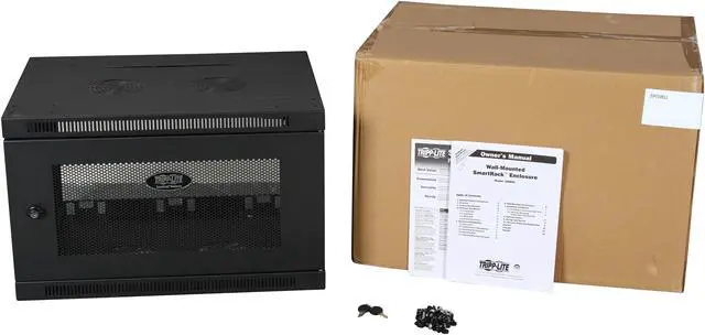 Alt view image 6 of 6 - Eaton Tripp Lite Series SmartRack 6U Low-Profile Switch-Depth Wall-Mount Mini Rack Enclosure - 19" 6U Wall Mounted (SRW6U)
