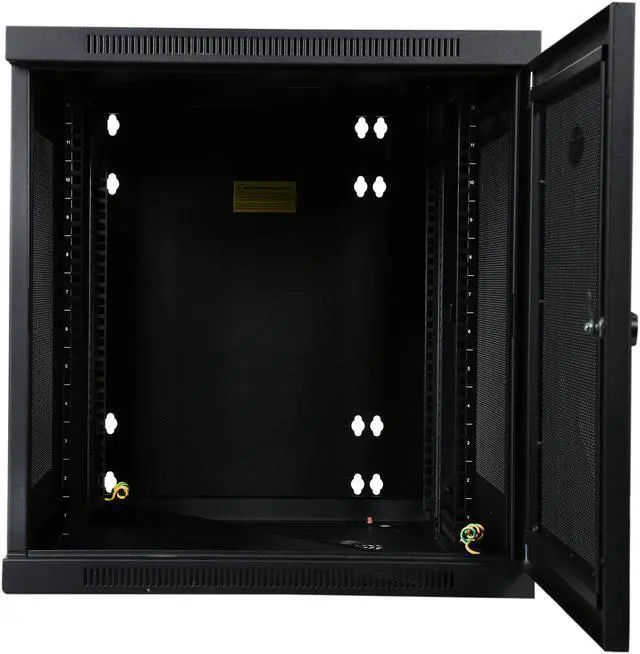 Alt view image 2 of 9 - Tripp Lite 12U Wall-Mount Rack Enclosure Cabinet, Hinged Back, Server-Depth (SRW12US33)