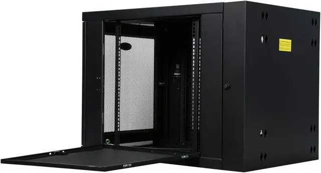 Alt view image 6 of 9 - Tripp Lite 12U Wall-Mount Rack Enclosure Cabinet, Hinged Back, Server-Depth (SRW12US33)