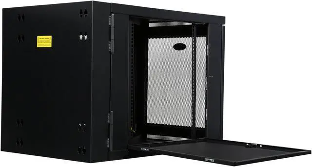 Alt view image 8 of 9 - Tripp Lite 12U Wall-Mount Rack Enclosure Cabinet, Hinged Back, Server-Depth (SRW12US33)