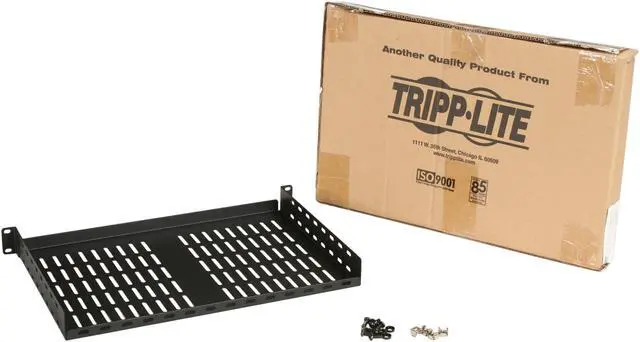 Alt view image 4 of 4 - TRIPP LITE SRSHELF2P1U 1U Cantilever Fixed Shelf (40 lb / 18 kg capacity; 12-in. / 305 mm depth.)