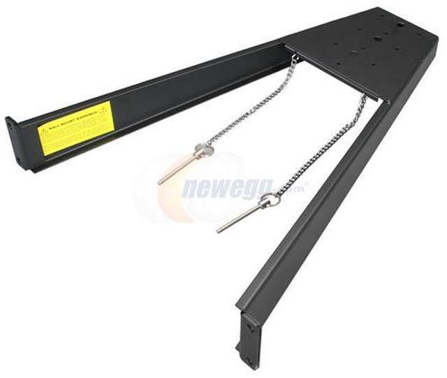 Alt view image 7 of 13 - Tripp Lite 12U Wall-Mount Pivoting 2-Post Open Frame Rack, Low-Profile Switch-Depth (SRWO12US)
