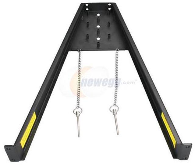 Alt view image 8 of 13 - Tripp Lite 12U Wall-Mount Pivoting 2-Post Open Frame Rack, Low-Profile Switch-Depth (SRWO12US)