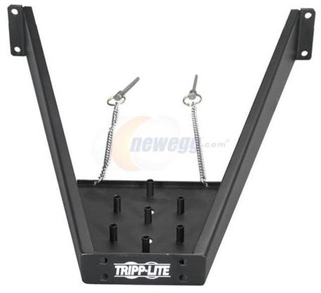 Alt view image 9 of 13 - Tripp Lite 12U Wall-Mount Pivoting 2-Post Open Frame Rack, Low-Profile Switch-Depth (SRWO12US)