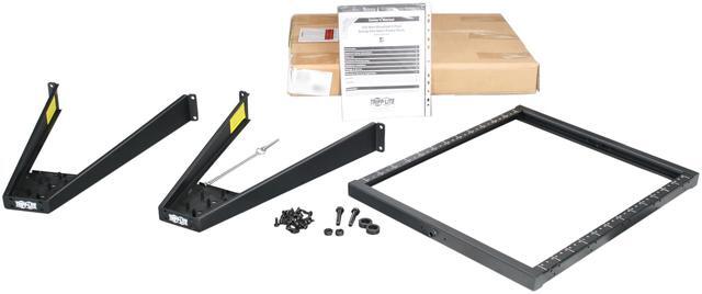 Alt view image 13 of 13 - Tripp Lite 12U Wall-Mount Pivoting 2-Post Open Frame Rack, Low-Profile Switch-Depth (SRWO12US)