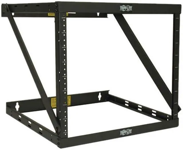 Alt view image 2 of 4 - Tripp Lite Wall-Mount 2-Post Open Frame Rack, 8U / 12U / 22U Expandable Low-Profile Switch-Depth (SRWO8U22)
