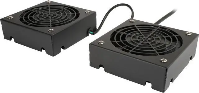 Main image of TRIPP LITE SRFANWM SMARTRACK Series Wall-Mount Roof Fan Kit, 120V (2 high-performance fans; 5-15P plug)