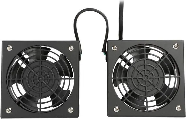 Alt view image 3 of 7 - TRIPP LITE SRFANWM SMARTRACK Series Wall-Mount Roof Fan Kit, 120V (2 high-performance fans; 5-15P plug)