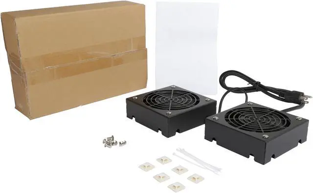 Alt view image 8 of 7 - TRIPP LITE SRFANWM SMARTRACK Series Wall-Mount Roof Fan Kit, 120V (2 high-performance fans; 5-15P plug)